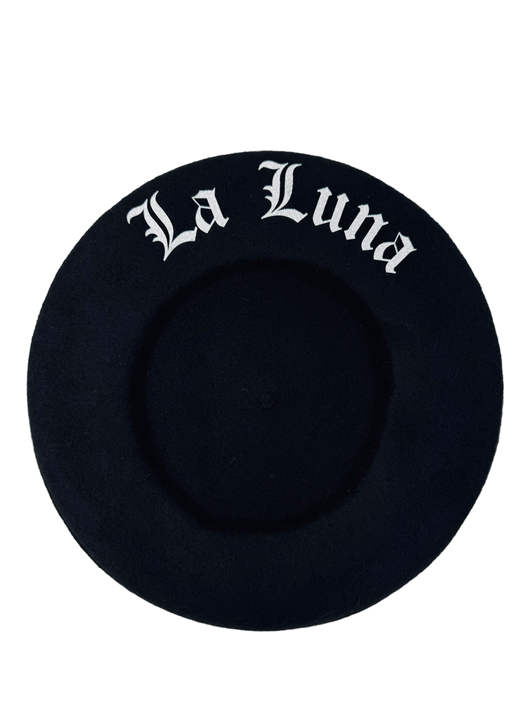 LA LUNA BERET - BLACK/WHITE - Y R U