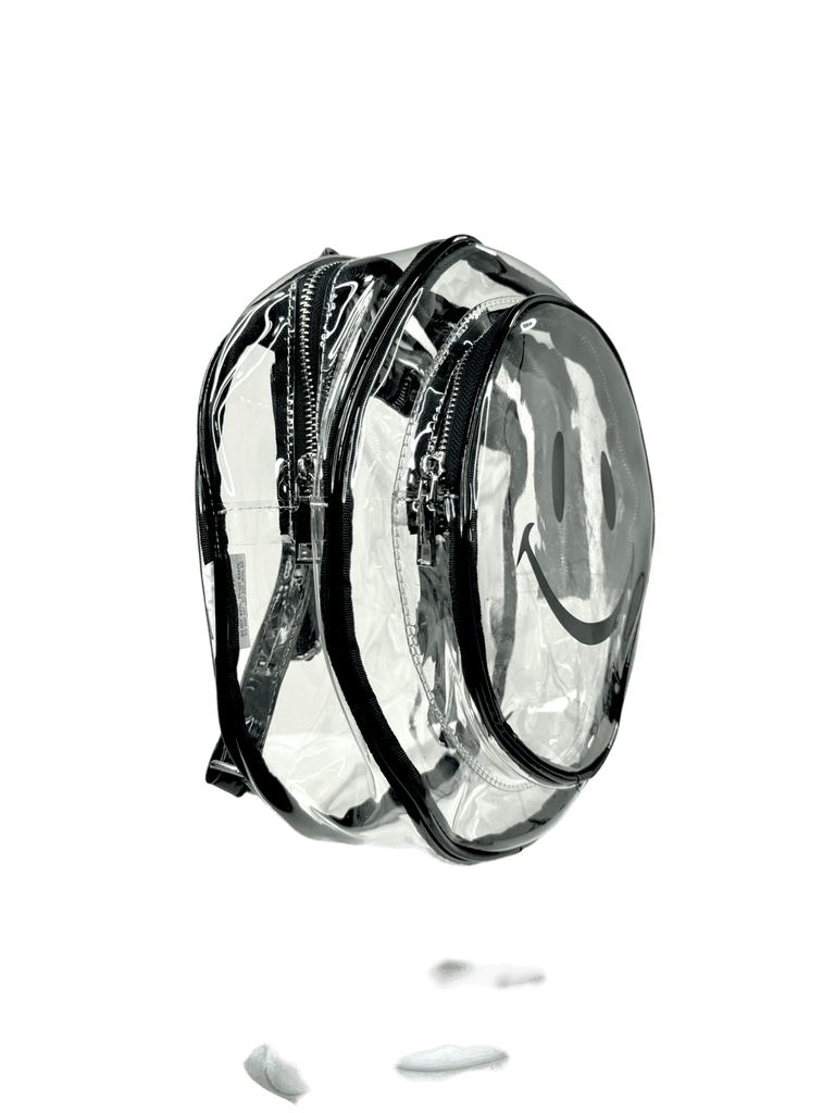 Clear smiley face backpack Clearance