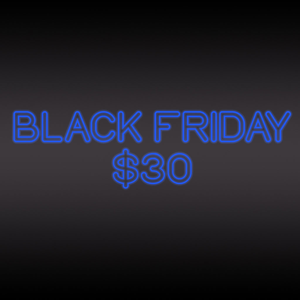 BLACK FRIDAY - $30