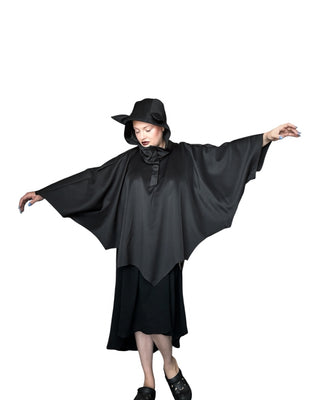 LUNA BAT  CAPE - BLACK