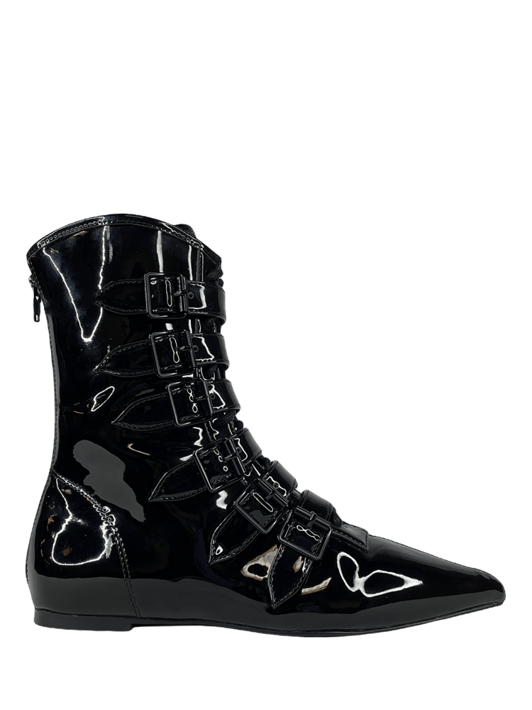 COVEN PIKE - BLACK PATENT - Y R U