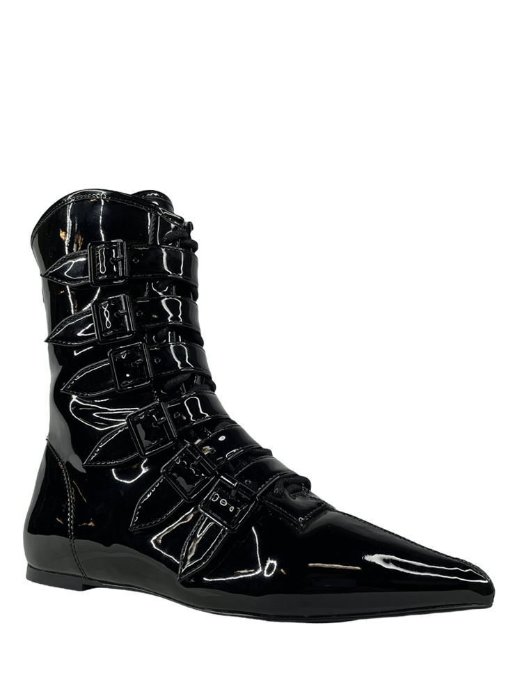 COVEN PIKE - BLACK PATENT - Y R U