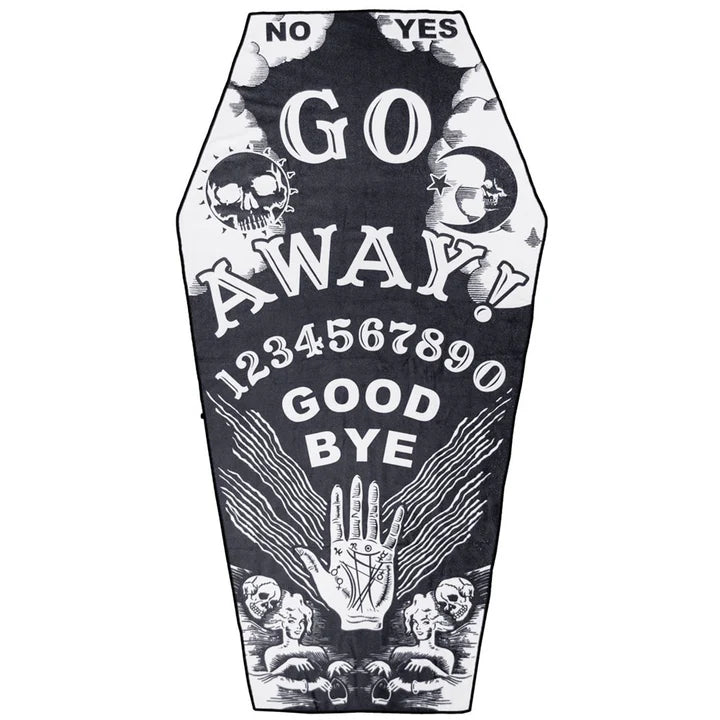 GO AWAY OUIJA BEACH TOWEL - Y R U