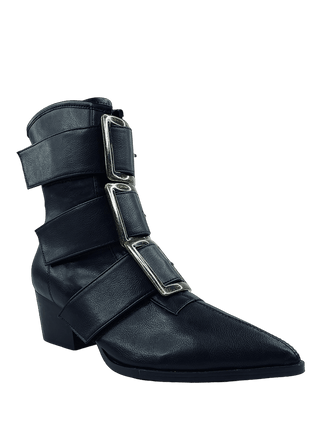 GRIMM BOOT - BLACK/BRASS - Y R U