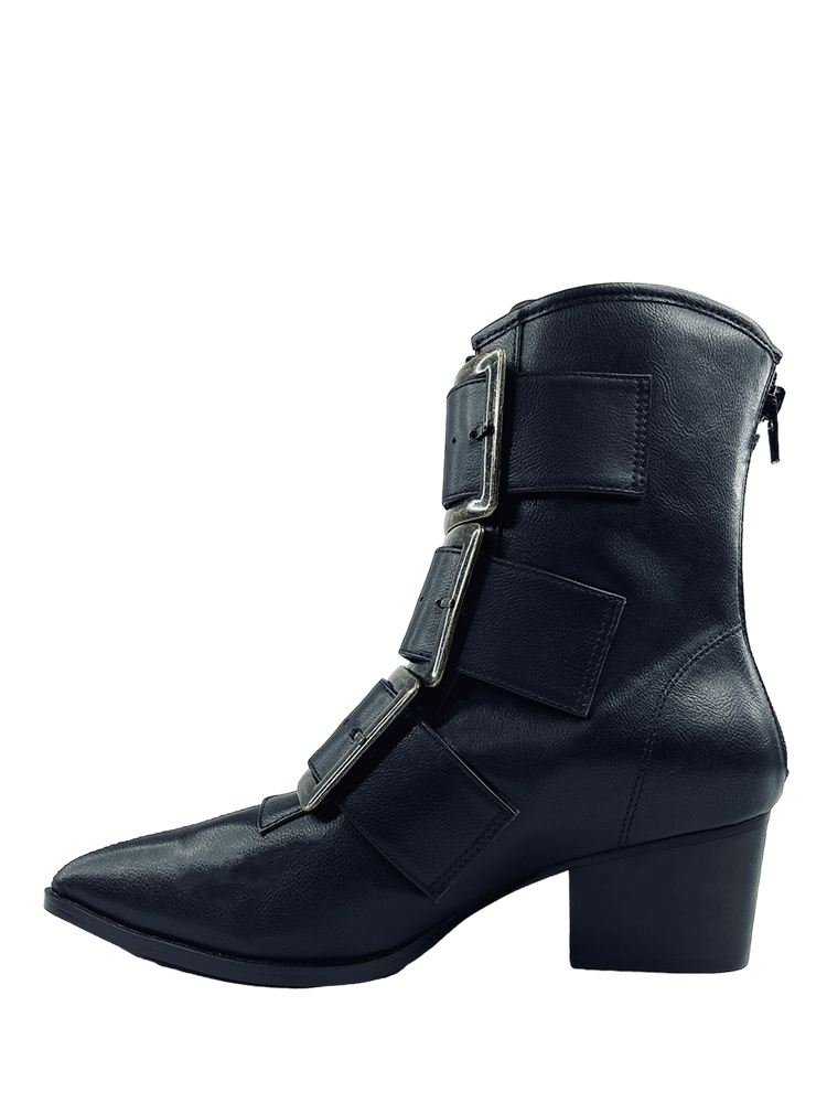 GRIMM BOOT - BLACK/BRASS - Y R U