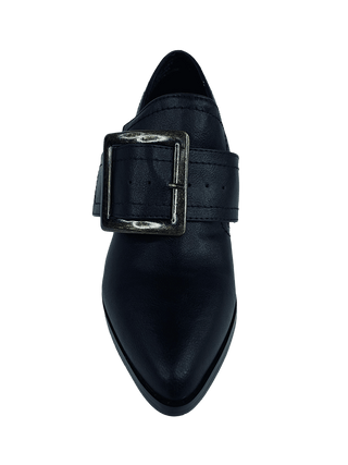 GRIMM Heel Matte Black/Brass buckle - Y R U