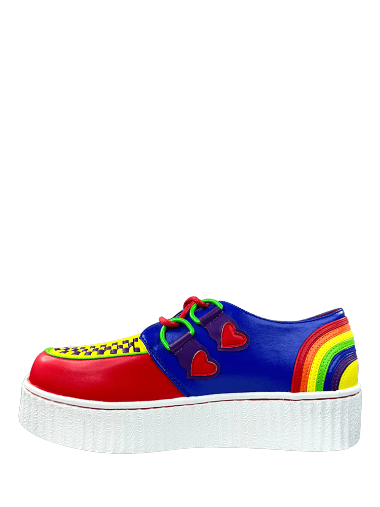 Rainbow shops platform sneakers