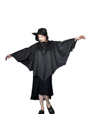 LUNA BAT CAPE - BLACK - Y R U