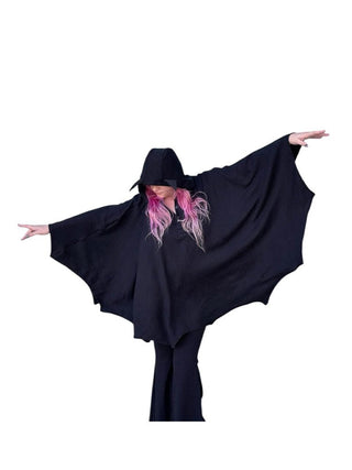 MINA BAT CAPE - BLACK - Y R U