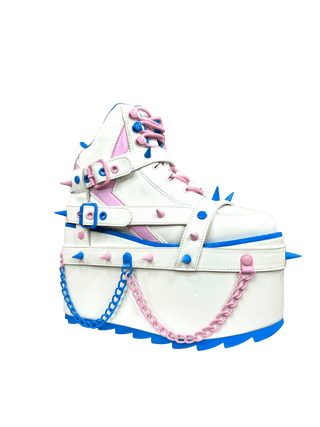 QOZMO BNDG SPIKE - WHITE/PINK/BLUE