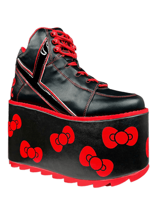 QOZMO HELLO KITTY BOW - BLACK/RED - Y R U