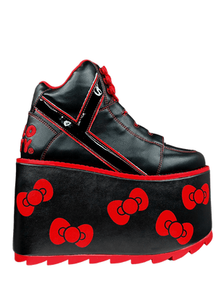 QOZMO HELLO KITTY BOW - BLACK/RED - Y R U