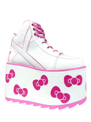 QOZMO HELLO KITTY BOW - WHITE/PINK - Y R U