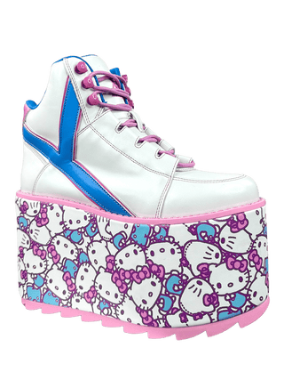 QOZMO KAWAII HELLO KITTY - WHITE/PINK/BLUE - Y R U