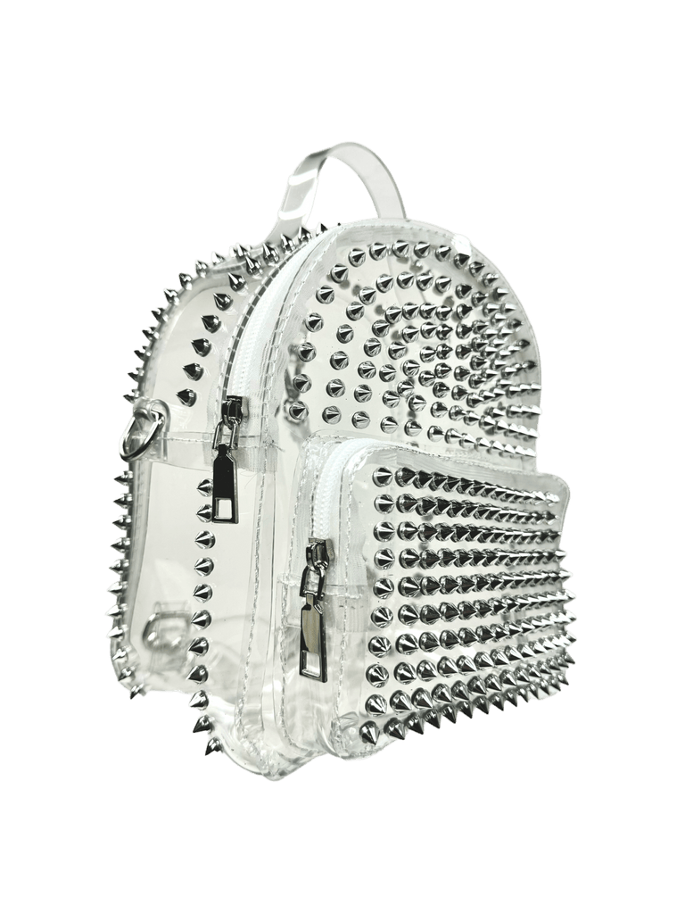 SPIKED CLEAR BACKPACK - Y R U