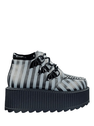 SUPER KREEP STRIPE - BLACK/GREY - Y R U