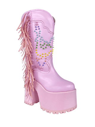 BAD B FRINGE - PINK PASTEL - Y R U