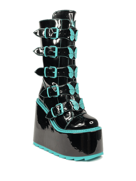 Teal 2025 platform shoes