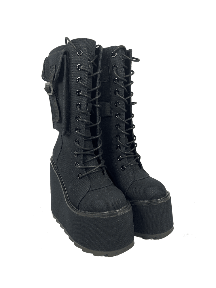 Dune black boots sale on sale