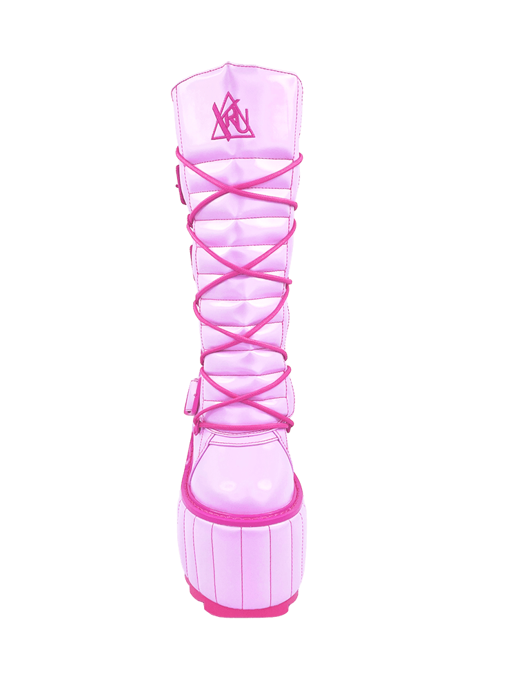 Dune pink boots hotsell