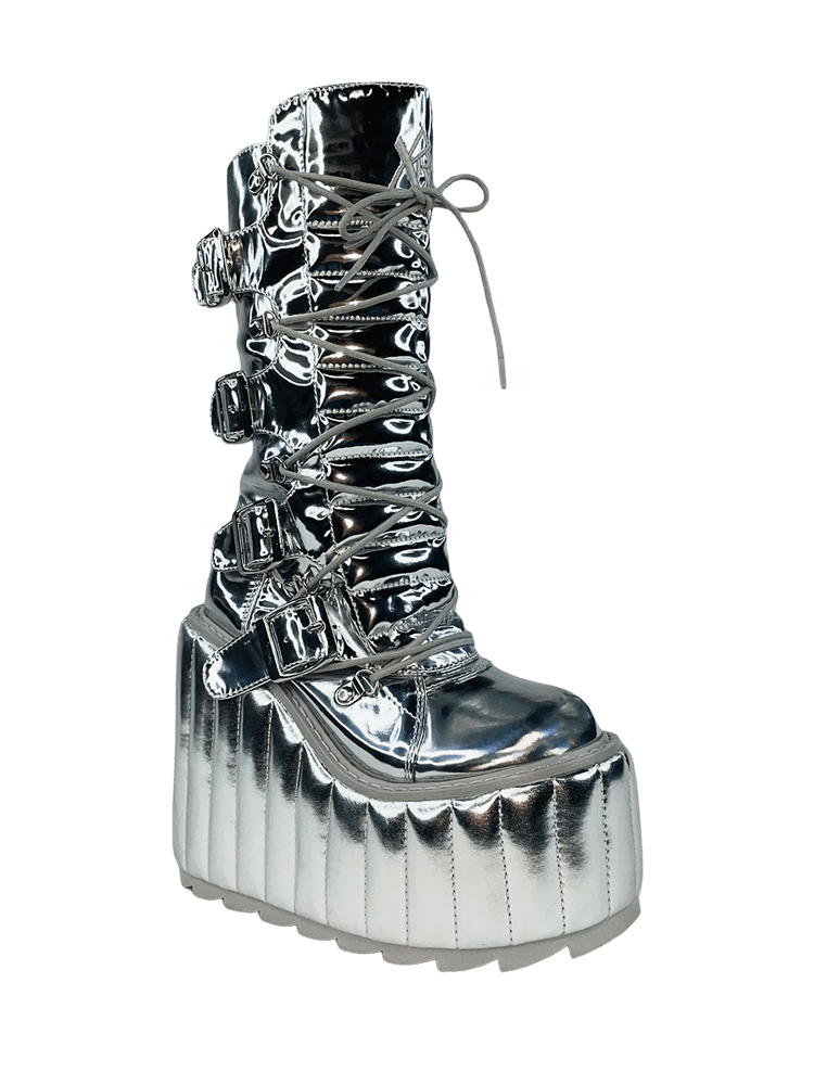 Dune shop silver boots