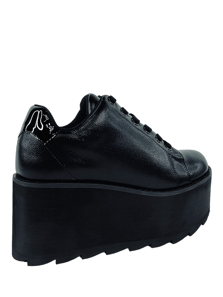 Amazon.com | Tscoyuki Women's Platform High Hidden Wedge Heel Walking Shoes  Invisible Height Outdoor Lace Up Sneakers | Walking