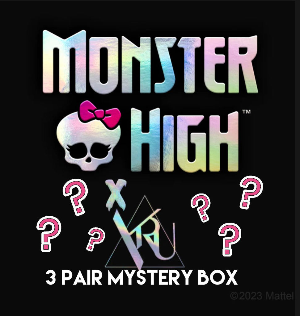 MONSTER HIGH x Y.R.U. MYSTERY BOX - 3 pairs - Y R U