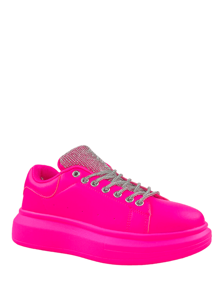Berness Hot Pink Athletic Sneakers
