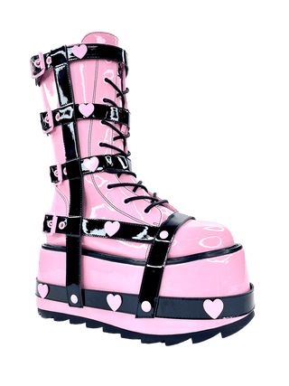 TRANCE BNDG HEART - PINK/BLACK - Y R U