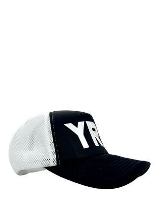 YRU TRUCKER HAT - BLACK/WHITE - Y R U