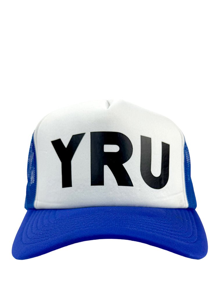 YRU TRUCKER HAT - BLUE/WHITE - Y R U